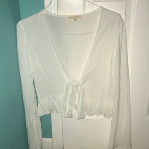 Pacsun white tie top!